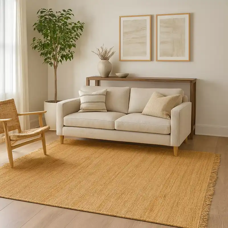 Tylko do końca tygodnia Dywan Sznurkowy 705 Light Brown JUTE Light Brown Jasno-brązowy 80x150cm