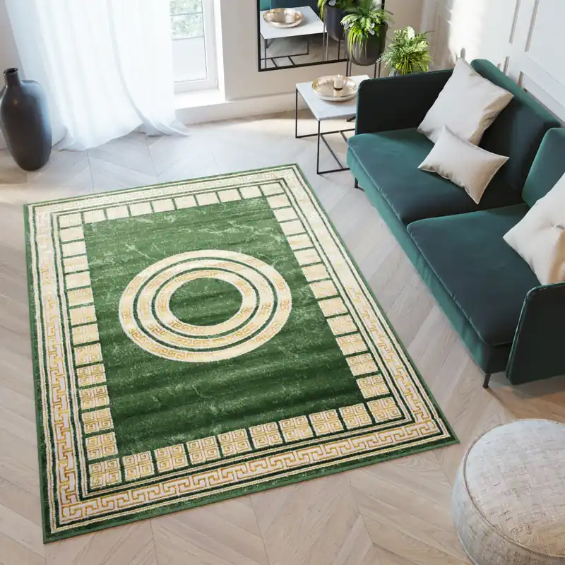 Bestseller Dywan nowoczesny MV35A GREEN TURMALIN GPL Zielony 80x150cm
