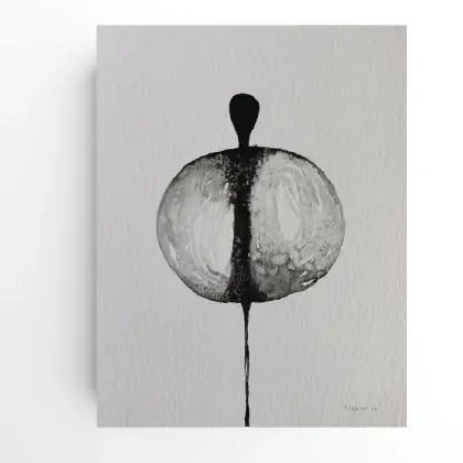 Zniżka Postać- akwarela formatu 32/24 cm