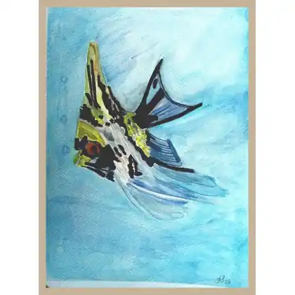 Wyjątkowa oferta Skalar, akwarela 240x320 mm