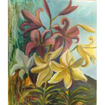 Darmowy zwrot ,,Lilie50x60 cm