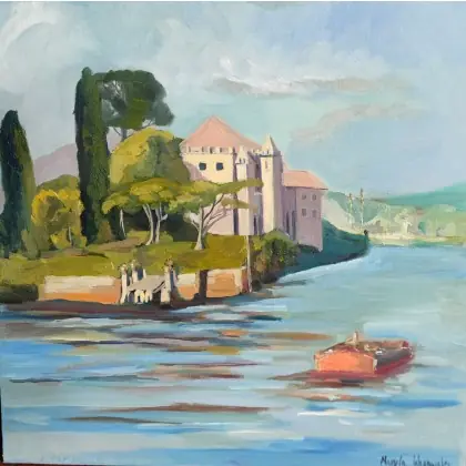 Okazja ,,Jezioro Como 50x50 cm
