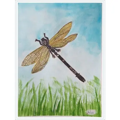 Wyjątkowa oferta Ważka 1, akwarela ./ 240x320 mm /