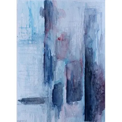 Tylko dziś Abstrakcja- akwarela formatu 24/32 cm