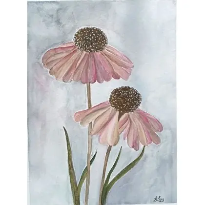 Kwiaty1, akwarela .Wym 240x320 mm Wyprzedaż