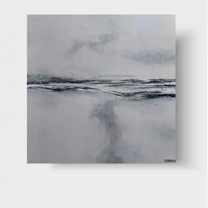 W szarości -obraz akrylowy 40/40 cm Zniżka