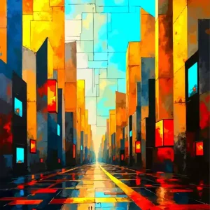 Żywe refleksje w kubizmie Hit cenowy