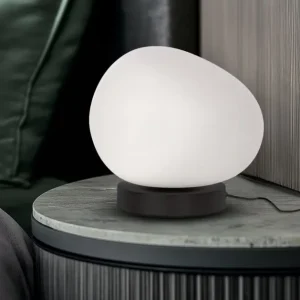 Lampa stołowa na komodę nocna kamień Stones (41-35219) Niska cena