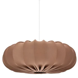 Lampa wisząca z brązowym abażurem 66 cm Cafee (31-39248) Taniej