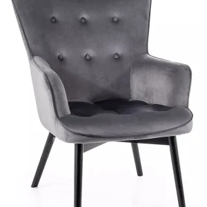 Fotel Carmen Velvet Szary Oferta czasowa