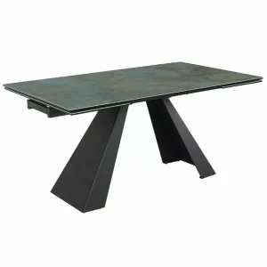 Niska cena Stół Salvadore Ceramic Ossido Verde 160(240)x90 cm