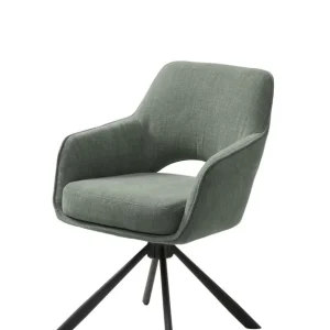 Wyjątkowa oferta Krzesło obrotowe do jadalni Cowley, zielone (54900005)
