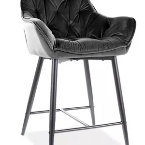 Półhoker Cherry H-2 Velvet Czarny Obniżka ceny