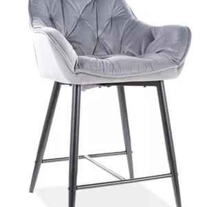 Półhoker Cherry H-2 Velvet Szary Popularny