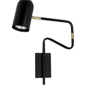 Regulowany kinkiet czarny lampa Hosti (21-75451) Oferta limitowana